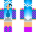 blue girl