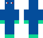 blue man