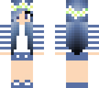 blue pastel girl