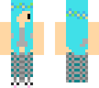 blue pj girl