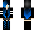 blue punk girl
