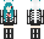 chibi skeleton girl 