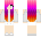 colorful ombre girl