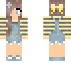 cute overalls girl