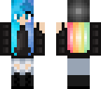 emo rainbow hair