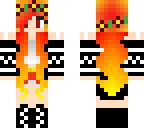 fire cute girl