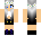 gray hair girl