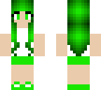green-haired girl