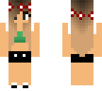 half bikini girl
