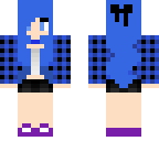 me in blue