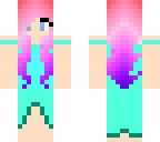 pastel beach girl