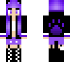 puple girl a little different