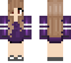 purple chibi girl for gllamaa custom skin