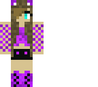 purple cutie kitty girl