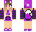 purple fox girl