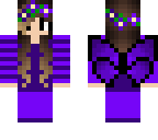 purple girl with wings