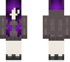 purple pigtails