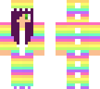 purple rainbow dinosaur