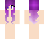 purple to white-hair base