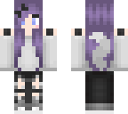 purple wolf girl