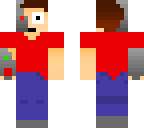 red shirt but still the same