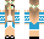 summer blue girl