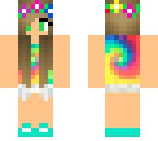 tie dye girl