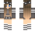 tomboy girl with brown hair