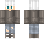 white haired boy