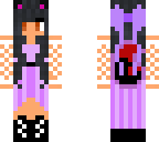 aphmau and spot mixed in a dress