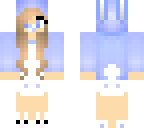 baby blue bunny girl
