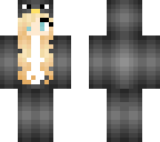 blond penguin girl
