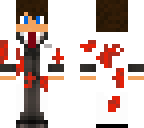 bloody lab coat