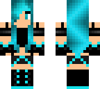 blue dj girl