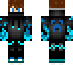 blue flames