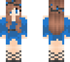 blue haired girl