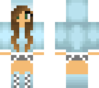 blue hoodie girl