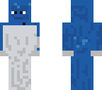 blue man
