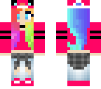 cool rainbow girl