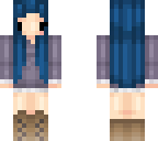 cute blue girl