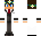 lab suit with flower crown