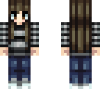 me in black stripped clothes