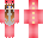 pink onesie dino girl