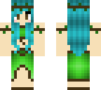 teal haired elf