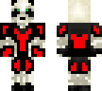 warrior panda red