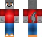 wolf with red shirt