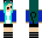aqua cat girl