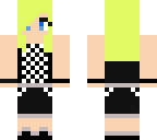 blonde goth girl