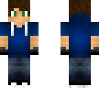 blue hoodie