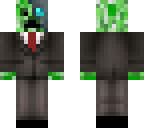 cyborg creeper in a suit